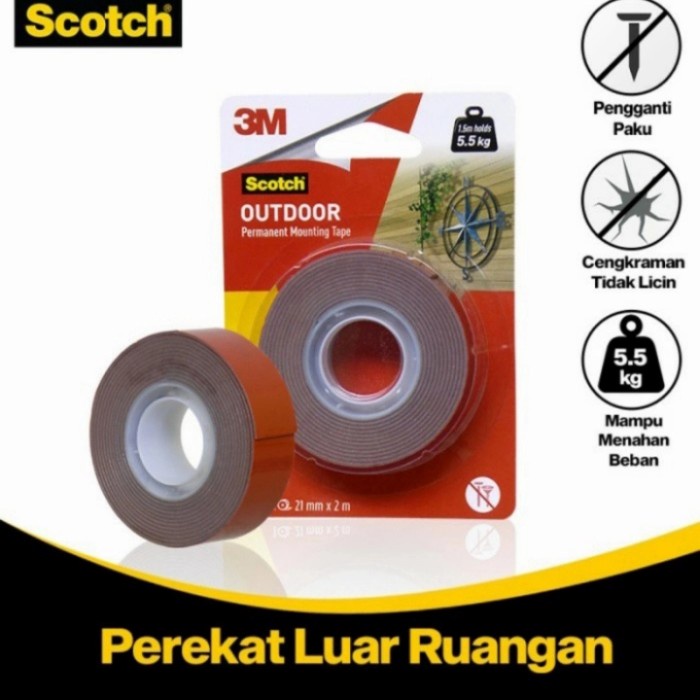 

Kusus Hari Ini 3M Scotch 4011 Double Tape Vhb Original 3M Usa Limited