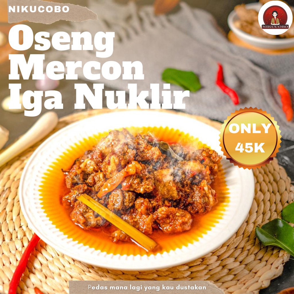 

OSENG MERCON IGA NUKLIR 200 GRAM BY NIKUCOBO