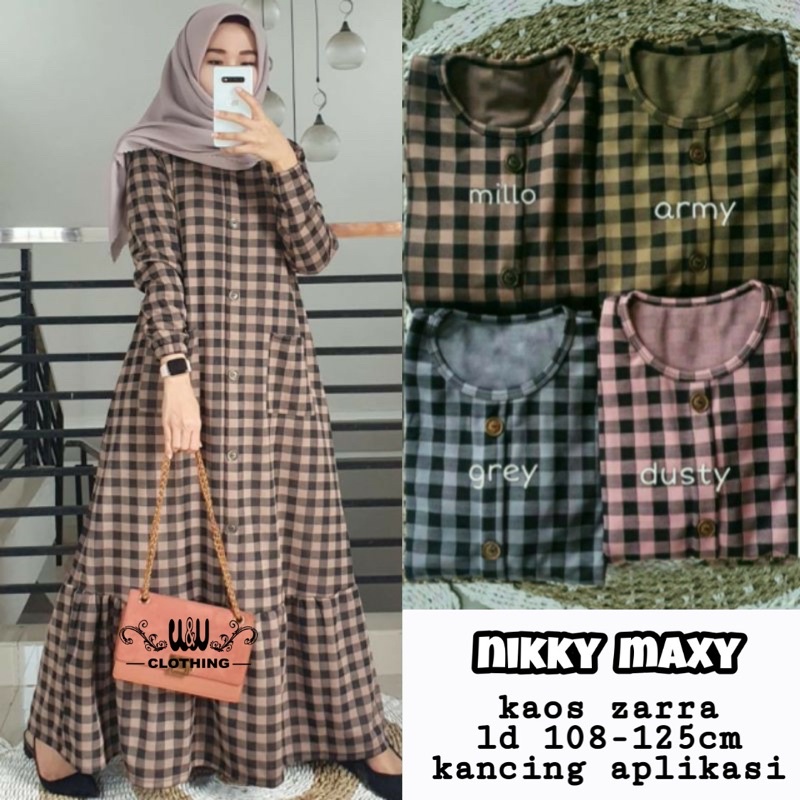 niky maxi dress by wnw kaos zara jumbo