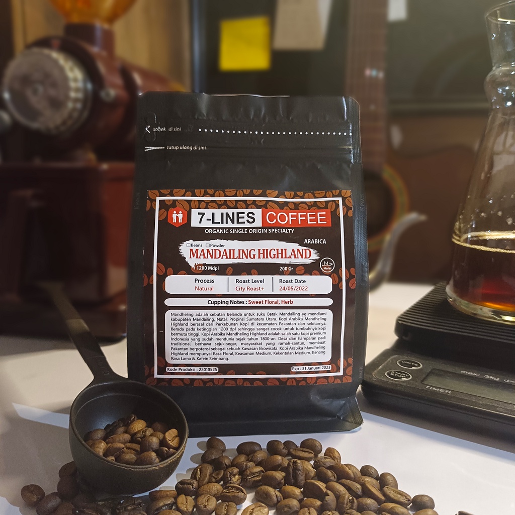 

Mandailing Highland, Natural Process 200 gram