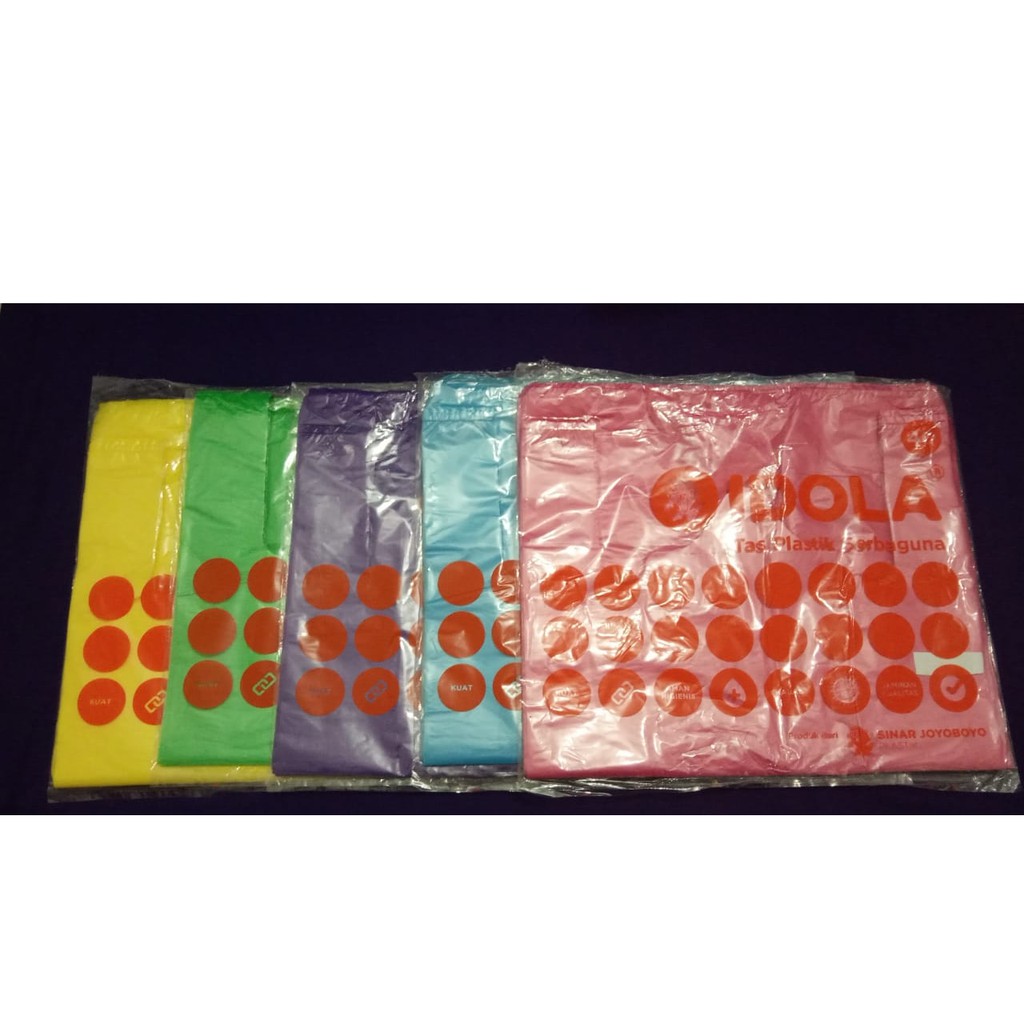 Jual Murah Nih Kantong Plastik Kresek Jumbo Warna Idola Ekonomis Uk 40 X 65 Shopee Indonesia 5940