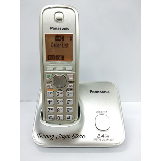 

Telepon Wireless Panasonic KX-TG3711 Wireless Phone 2.4Ghz (Silver)