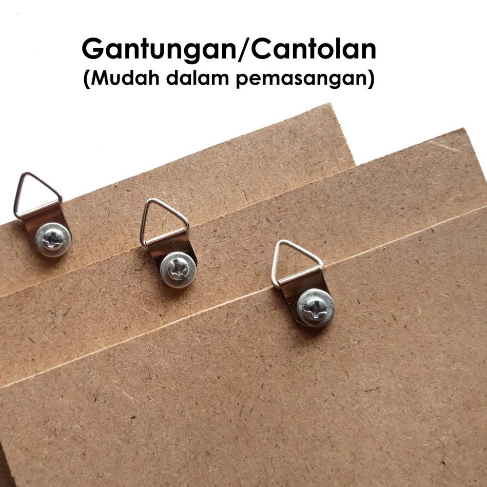 Hiasan Dinding Terate Lambang logo bet PSHT kayu MDF 6mm 20x30 Pajangan kamar rumah "MRE.28My22ᴷ"