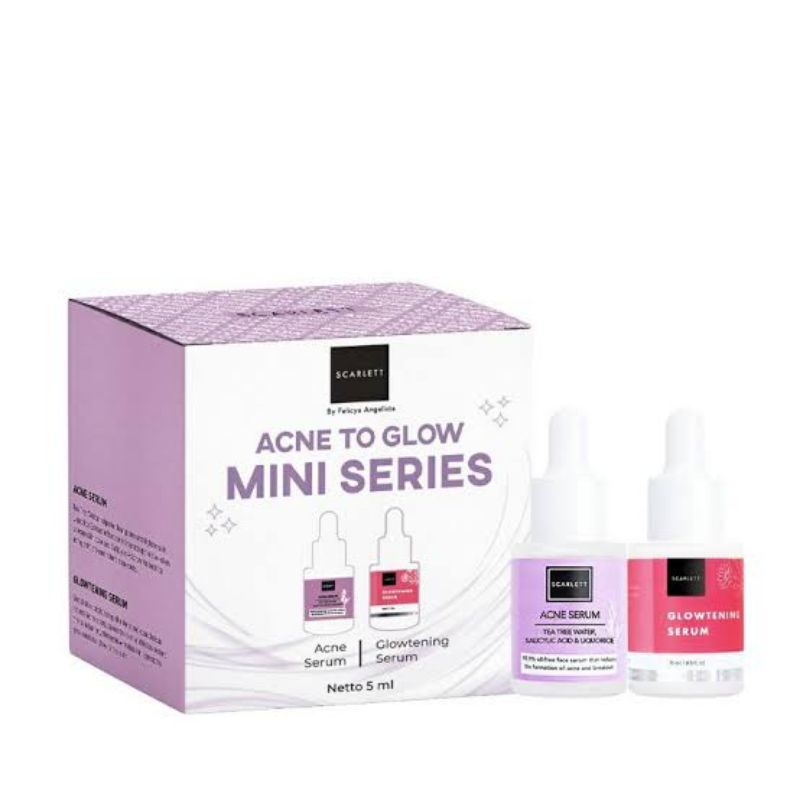 Scarlett Acne To Glow Mini 5 ml / Serum Wajah / Serum Scarlett