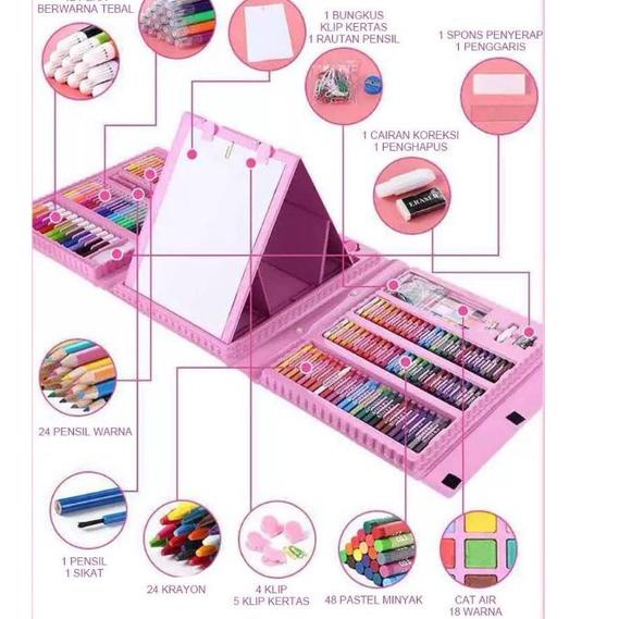 

Stock Terbatas ART set 208 pink