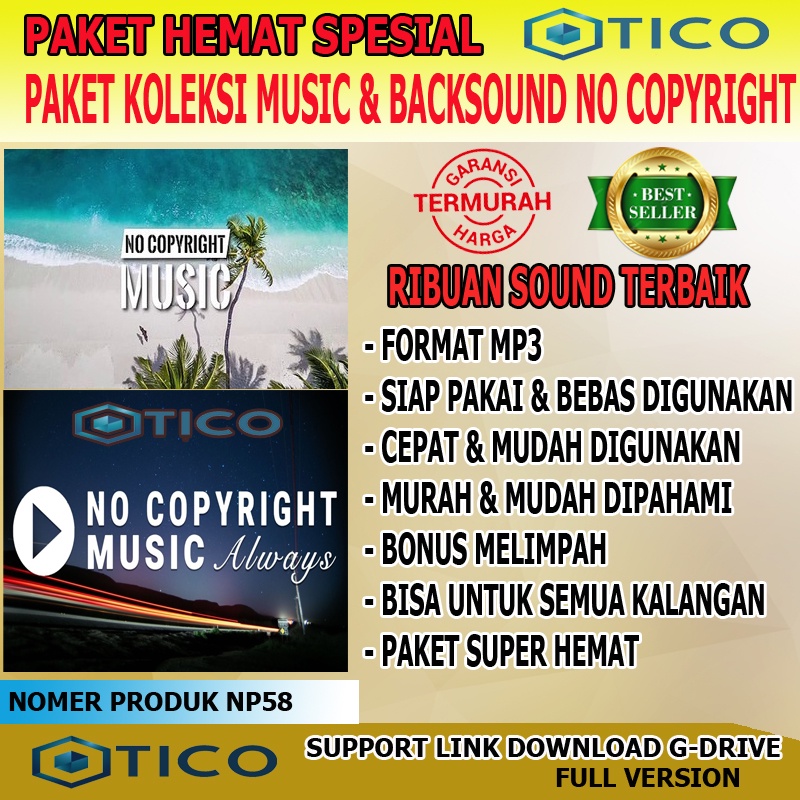 Koleksi Backsound Keren NCS Video Editing Multimedia Termurah Terlaris NP58