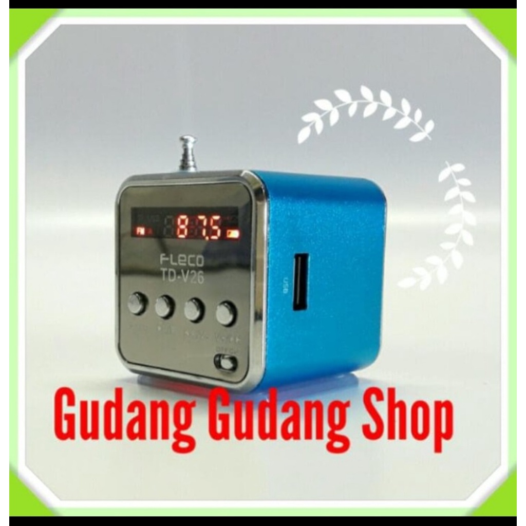 SPEAKER MUSIC ANGEL DIGITAL - SPEAKER MINI USB MMC AUX & RADIO