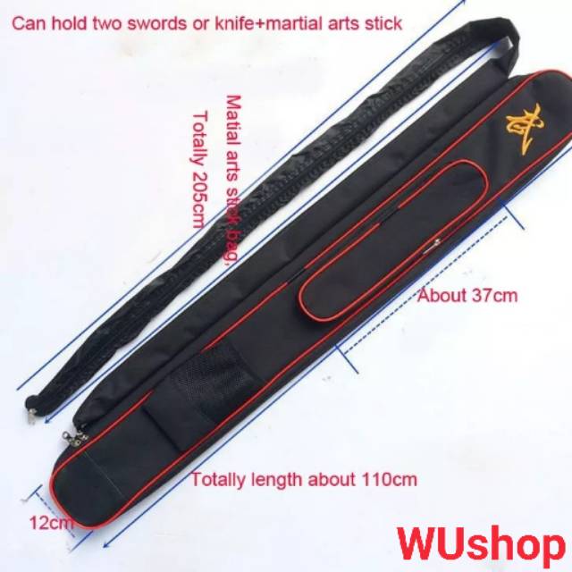 Tas  pedang golok toya senjata import kendo aikido katana wushu kungfu silat