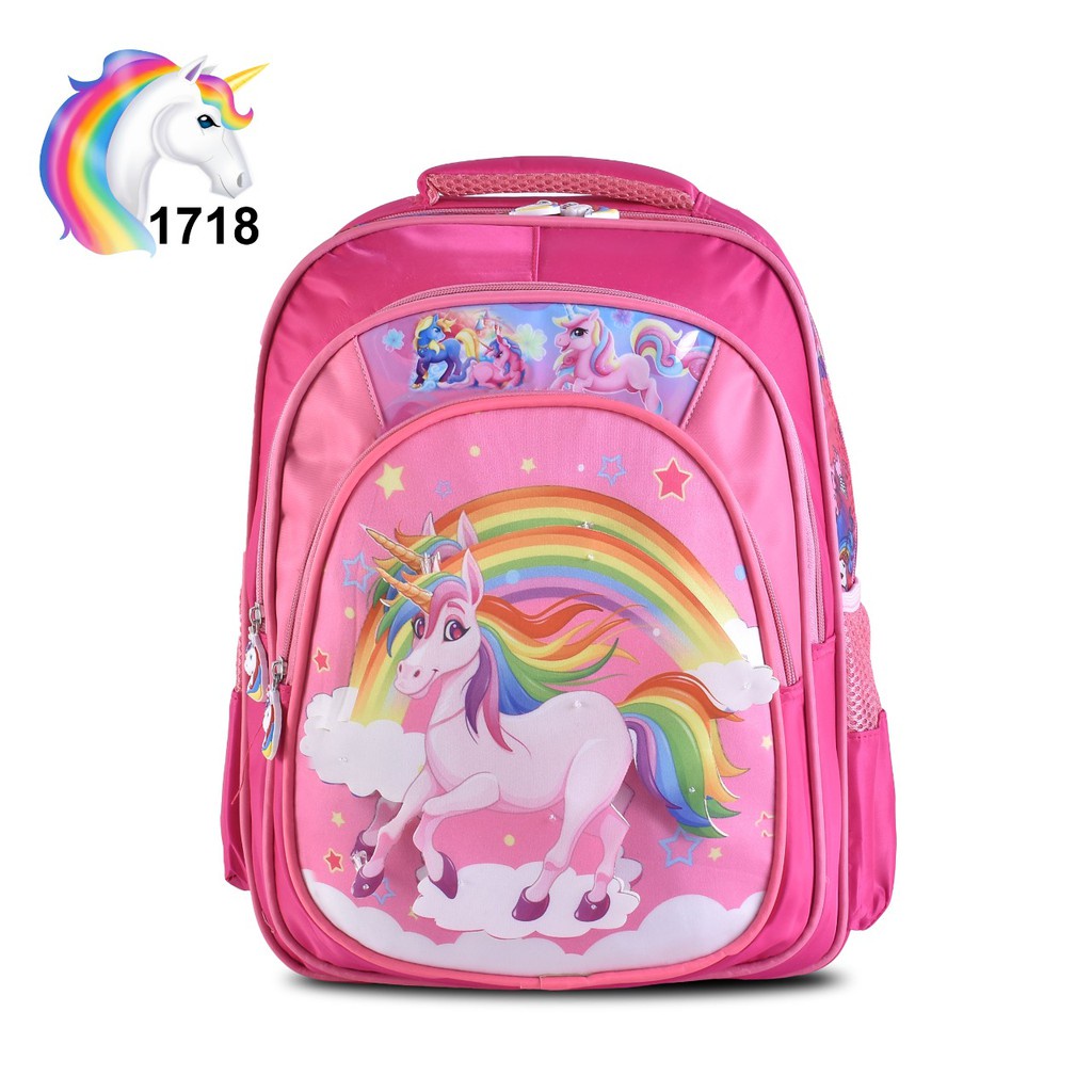 Tas Ransel SD Lampu Musik Dimensi tas frozen