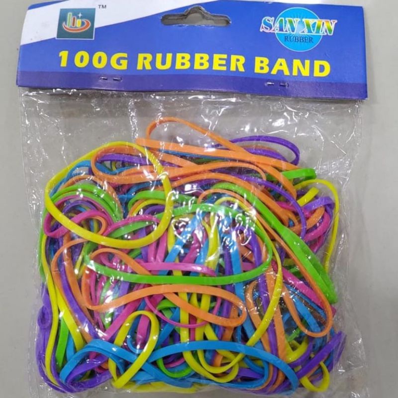 PT48 Karet Gelang Warna 1 ons / 100gr Rubber Band Montessori