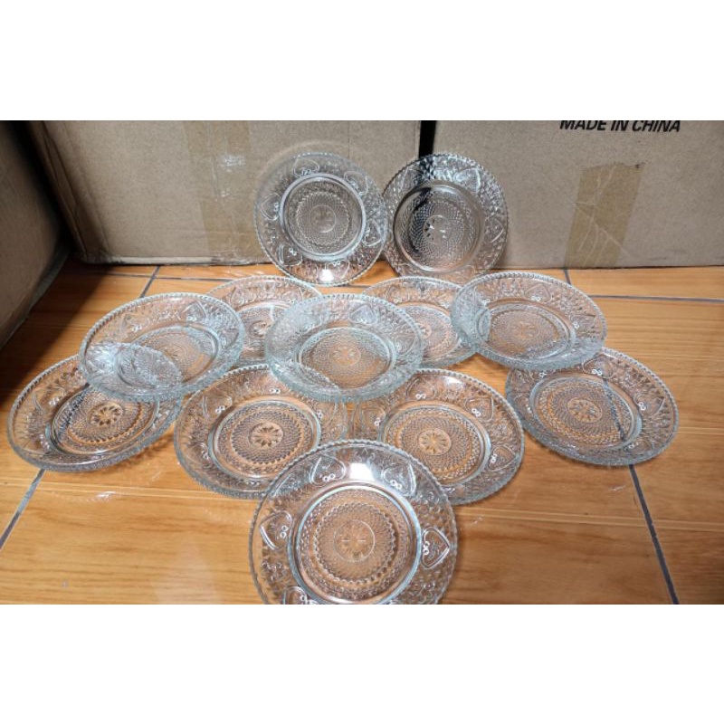 TATAKAN GELAS KACA 1LUSIN