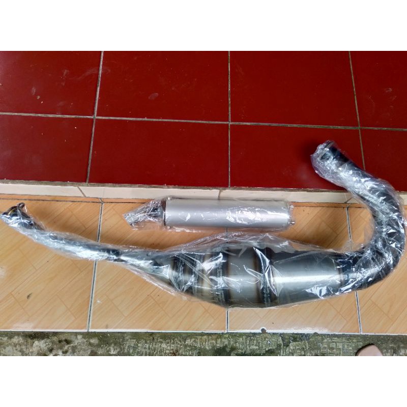 knalpot ninja ss rr r galvanis, original HMR RACING EXHAUST