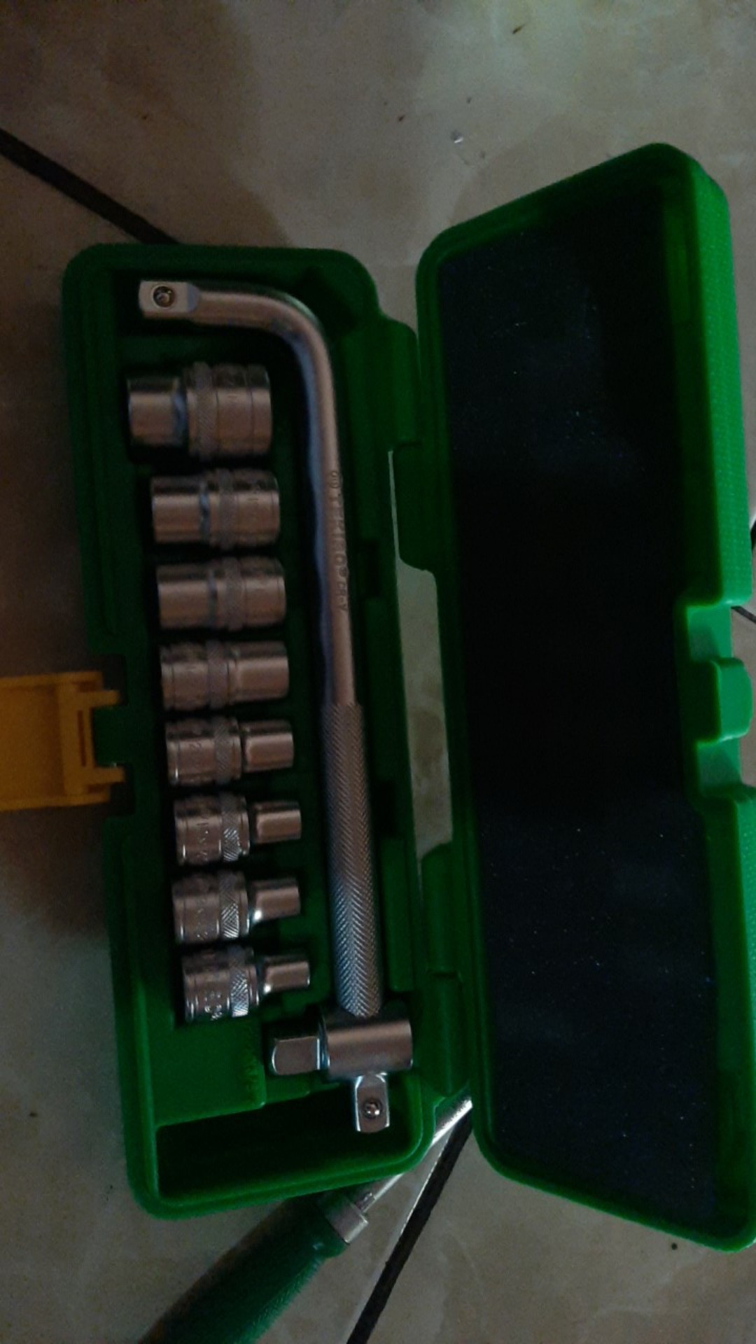 10pcs Kunci Sock Set 1/2 Inch 6pt/12pt(8-24mm)(plastik) Tekiro