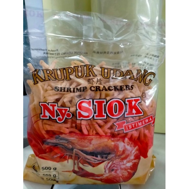 

Kerupuk Udang Ny. Siok Stik 500gr