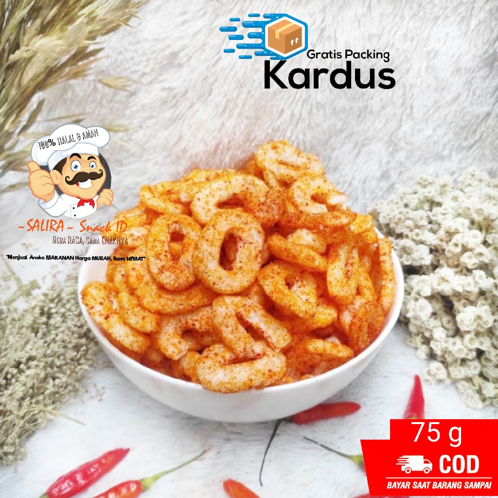 

SEBLAK RING PEDAS 75g / Ring smax / MAKANAN RINGAN CEMILAN MURAH