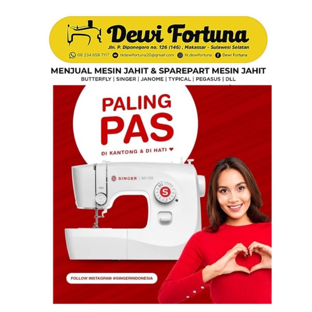 Singer portable M1155