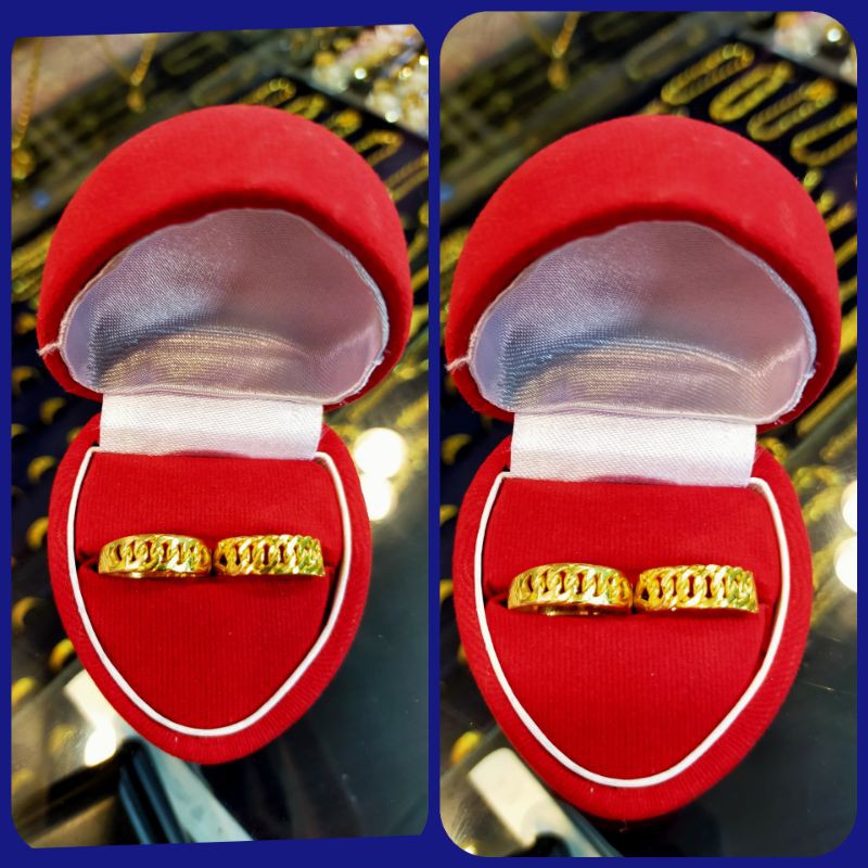 COD // CINCIN PERAK MODEL RANTAI PERAK SILVER / GOLD DEWASA