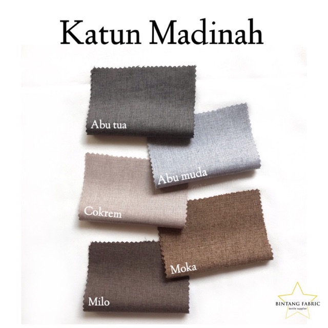 Bahan Kain Katun Madinah Cotton 1/2  meter