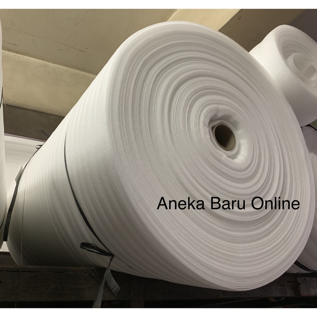 

PE Foam Sheet Wrapping Tebal -1mm-5mm -(Lbr 120cm x Pjg 100cm), Harga per METER