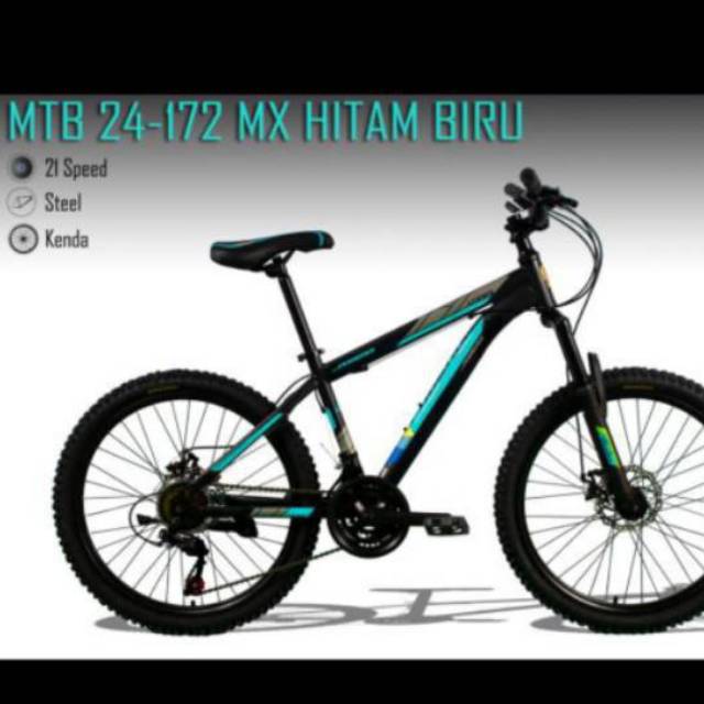 Sepeda gunung MTB Phoenix 172MX 24,inch