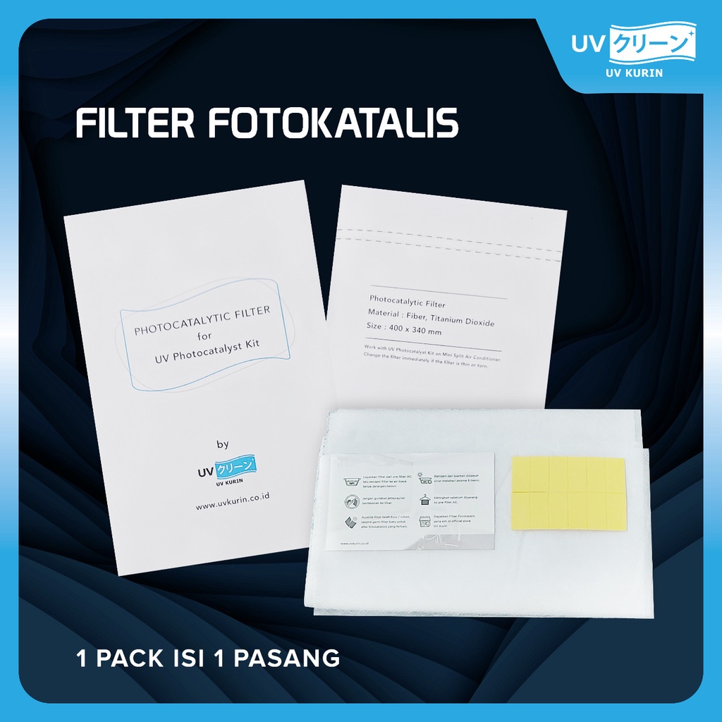 UV Kurin Filter Fotokatalis / Photocatalyst (Filter Only)