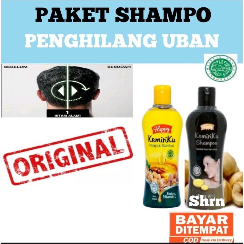 PAKET SHAMPO KEMIRIKU PENGHILANG UBAN ORIGINAL BPOM