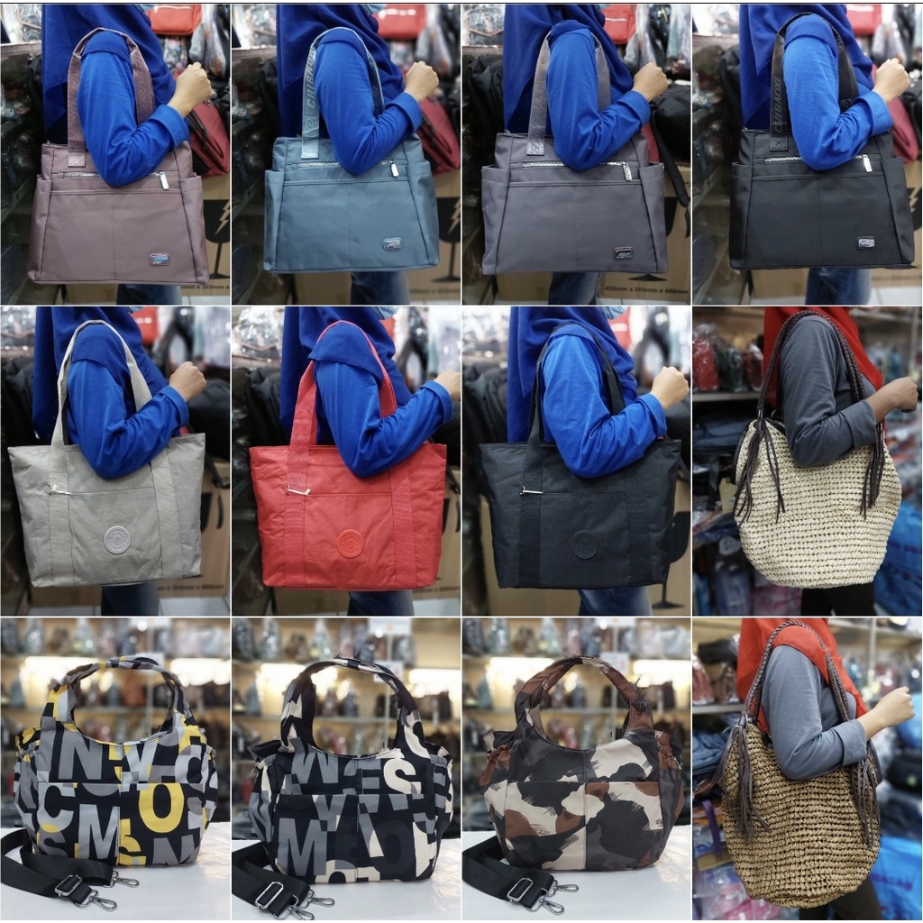 Totebag import premium parasut berkualitas