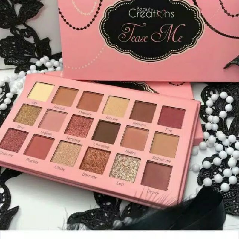 Medan Termurah Warna super cantik Eyeshadow Beauty Creations super pigmented Teaseme Tease Me