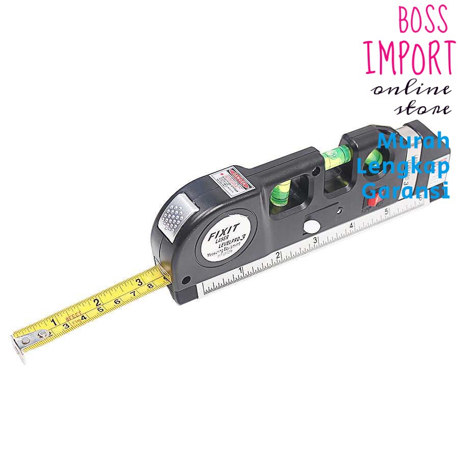 

Penggaris Laser Horizontal 250CM + Waterpass - BOSIMPORT