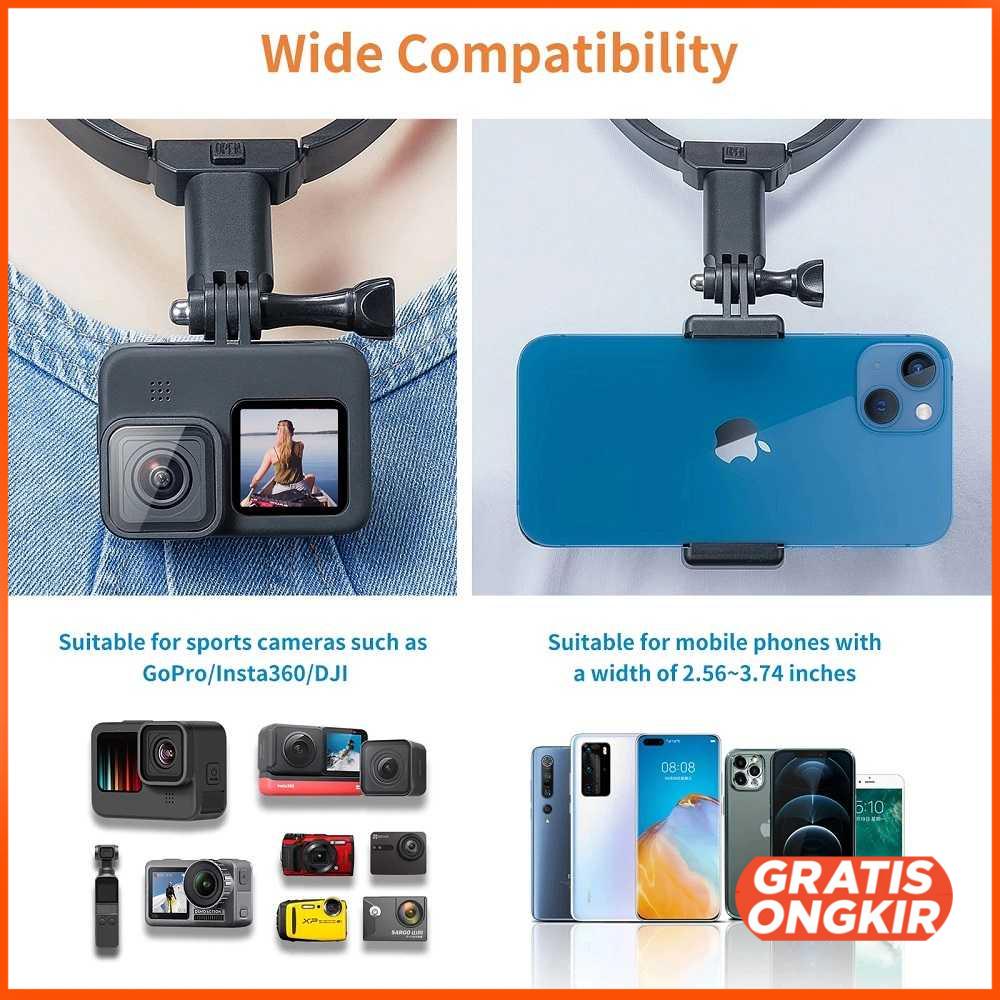 Neck Hold Mount Strap Action Cam Smartphone - GP-HNB-U1