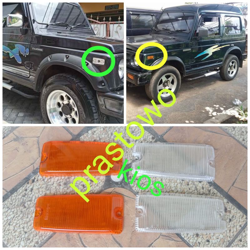 Jual Mika Lampu Sen Riting Fender Samping Suzuki Jimny Katana Shopee