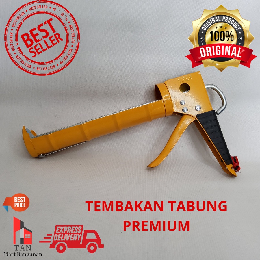 Tembakan Tabung Lem Kaca TABUNG BESI Sealent BOTOL Alat Tembak Lem Kaca