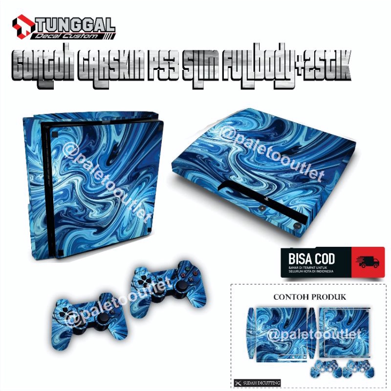 garskin ps3 slim motif spiderman kualitas A+