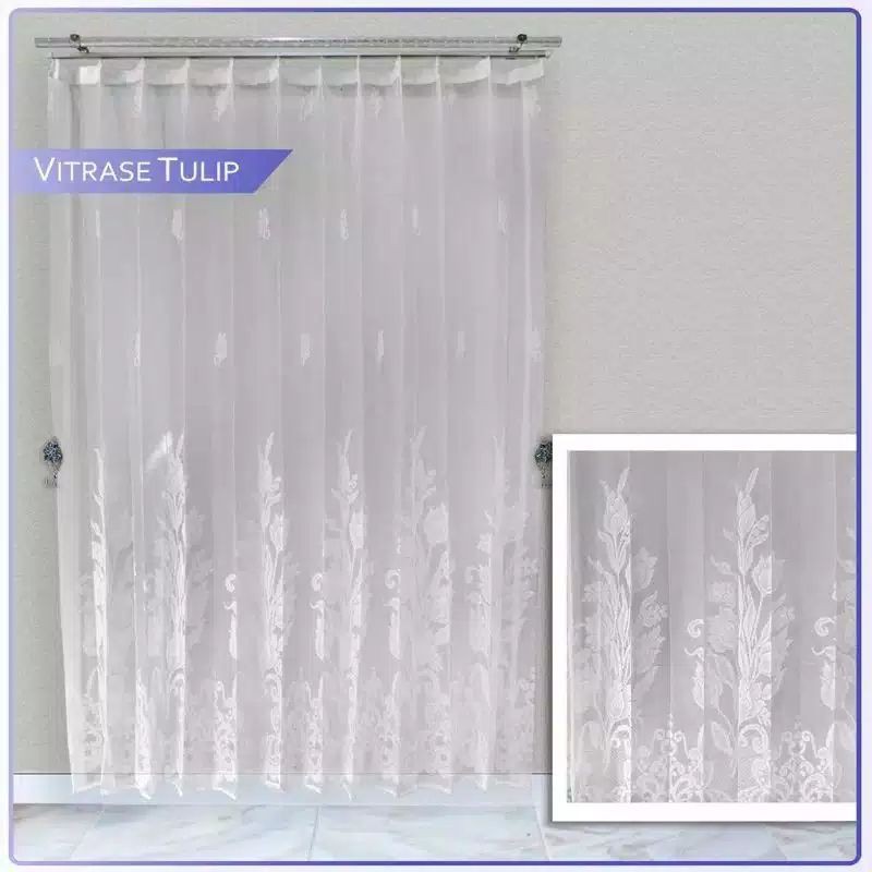 GORDEN JENDELA GORDEN VITRASE TULIP DALEMAN GORDEN