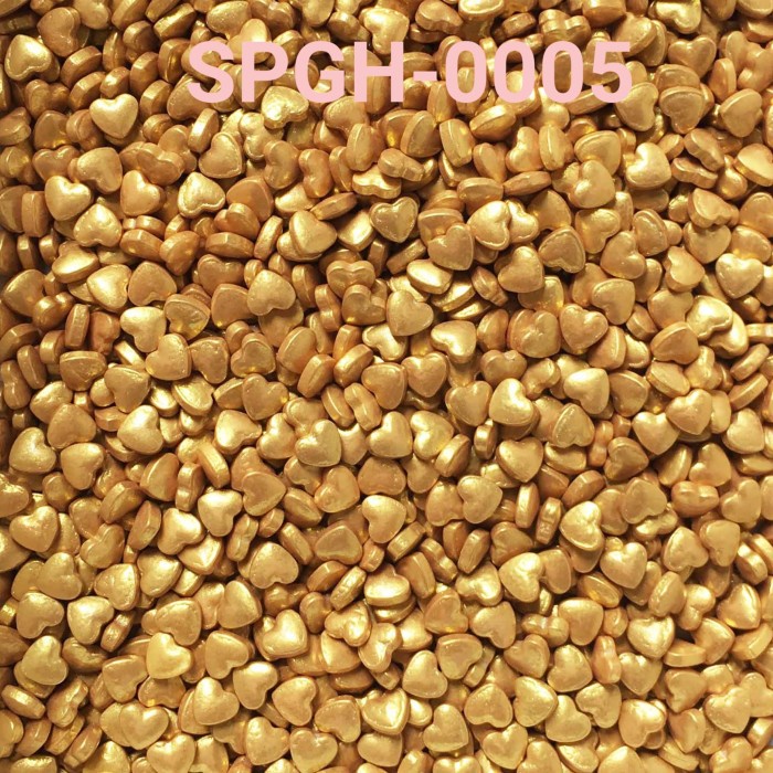 

SPGH-0005 SPRINKLES SPRINKLE SPRINKEL 500GR HATI EMAS DISKON GEDE