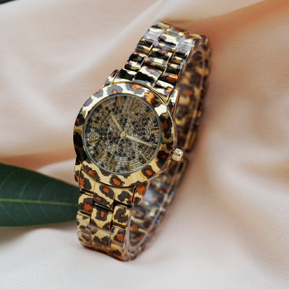 JAM TANGAN GUESS LEOPARD MACAN KW SUPER