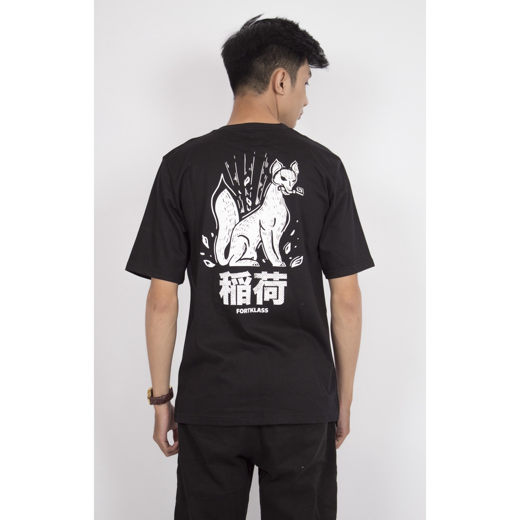 Fortglass FOX Kaos Lengan Pendek Pria Kaos Distro Kaos Pria Kaos Unisex Tshirt Cowok By FortKlass