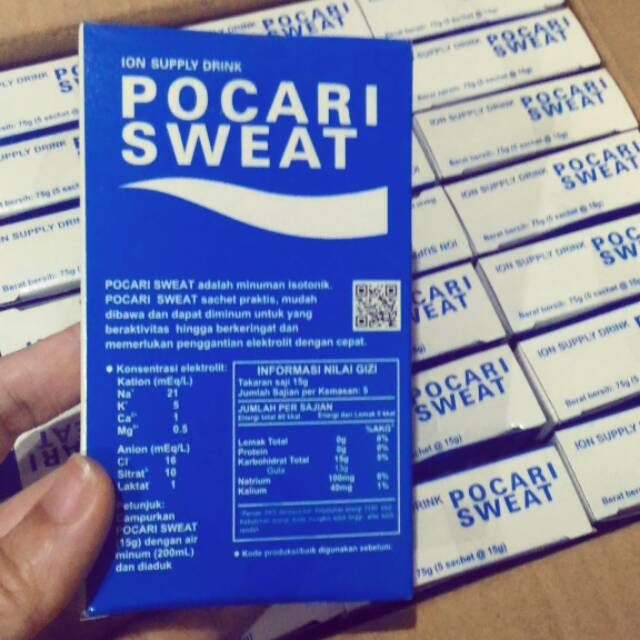 

Pocari Sweat Sachet Minuman Bubuk Nutrisi 15gr - isi 5 Sachet