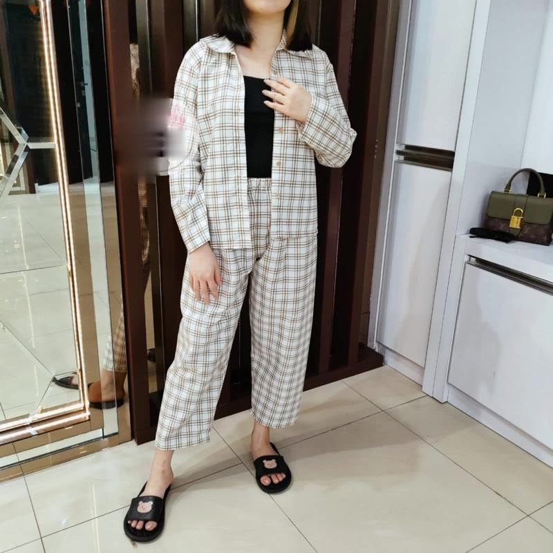 Tq88indonesia Fashion Baju Tidur Wanita Terbaru / PIYAMA MOTIF Kekinian / Ootd