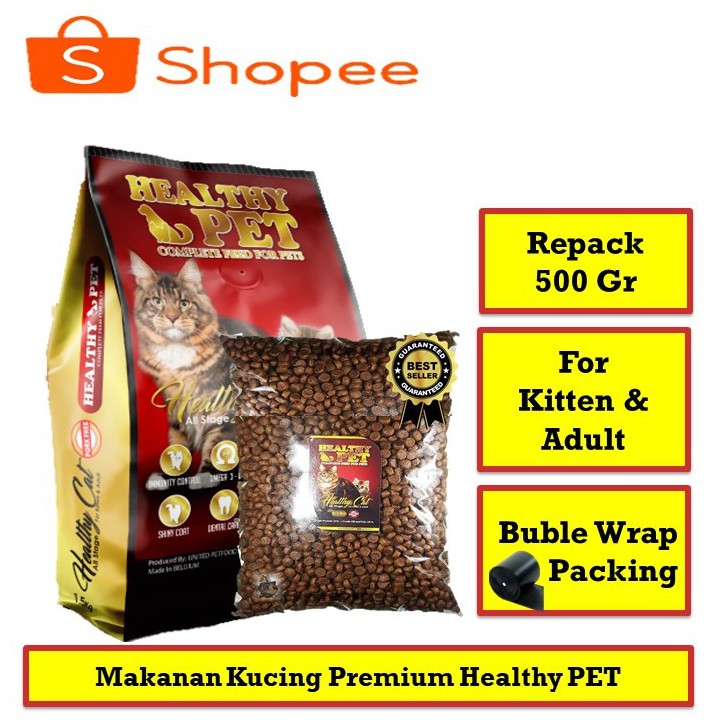 Jual Toko Semar Makanan Kucing Healthy Pet For All Stage Kemasan Gr Shopee Indonesia