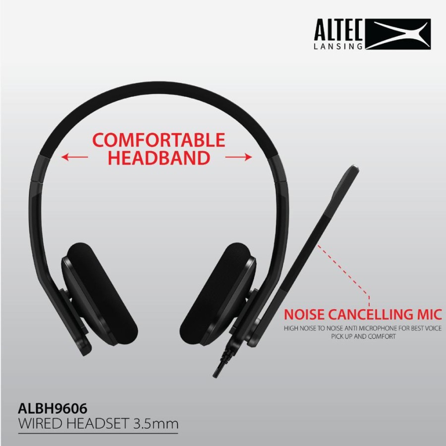 ALBH9606 Altec Lansing Stereo Headset Wired