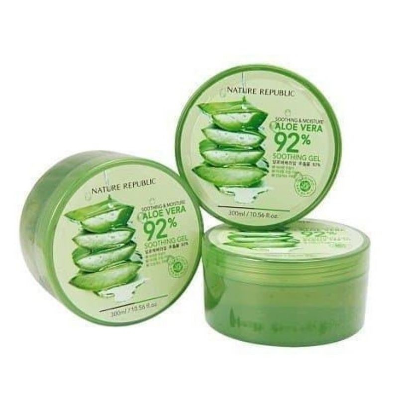 Medan Termurah Aloevera 92% soothing gel 300ML Nature Republik