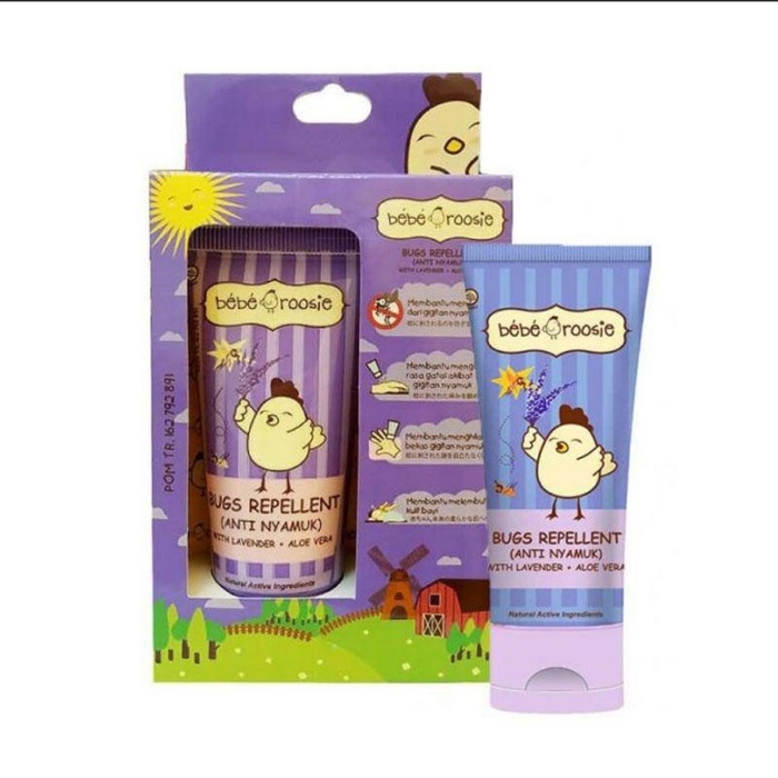 Bebe Roosie Bugs Repellent Anti Nyamuk 60gr