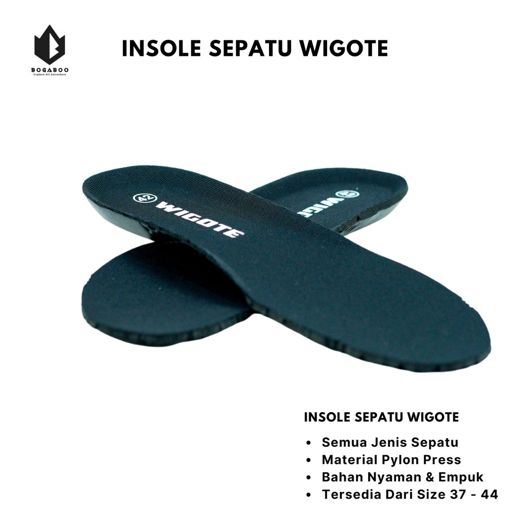 Bisa COD INSOLE SEPATU WIGOTE - Bahan Phylon - Alas Sepatu - Tatakan Dalam Sepatu Sepasang 2 PCS Sepatu Longgar