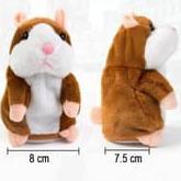 MAINAN BONEKA HAMSTER BISA BICARA DAN BERGERAK - TALKING HAMSTER