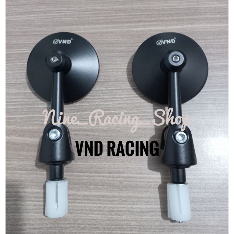 Spion Jalu Bulat Lipat End Bar VND Kaca Cembung Universal