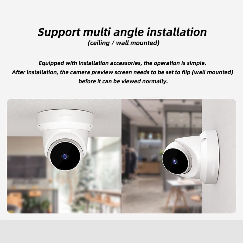 V380 Kamera CCTV WiFi PTZ Smart Camera 1080P - Q1 - White