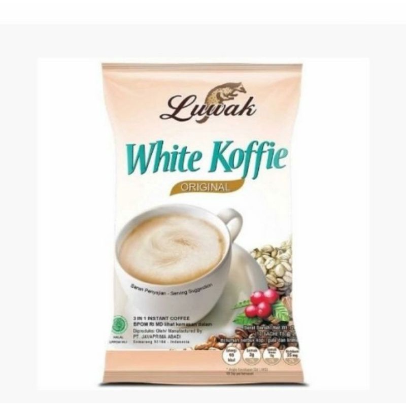 

luwak white coffee 10 sachet