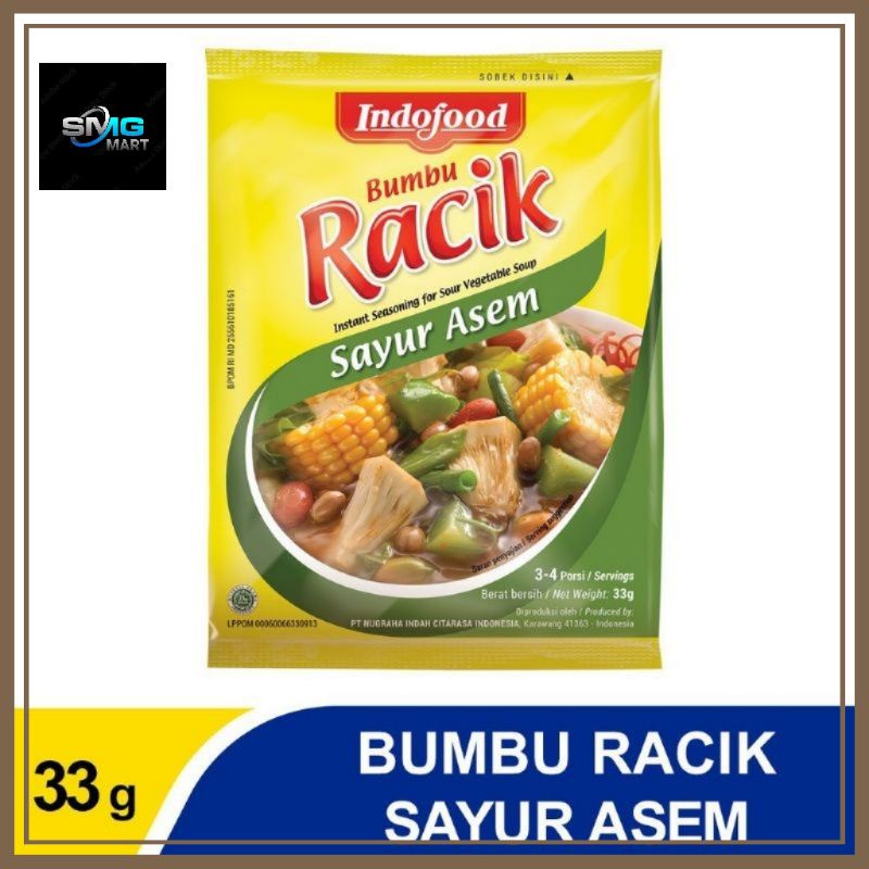 

BUMBU RACIK SAYUR ASEM INDOFOOD 33 GRAM