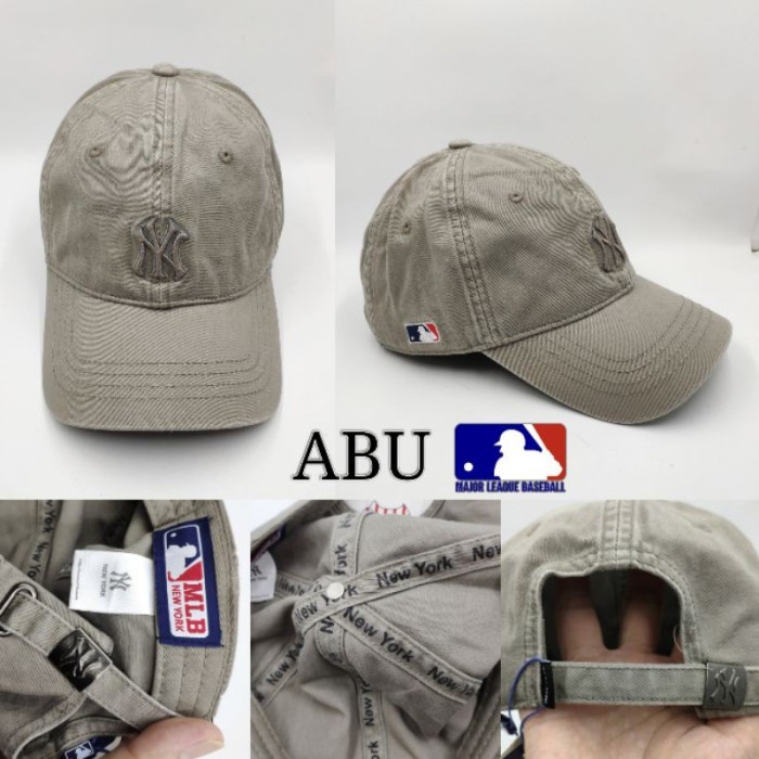 Topi Pria topi baseball topi NY topi pria - NY-05/Abu(J0J8) Topi Baseball Pria Topi Baseball Topi Pr